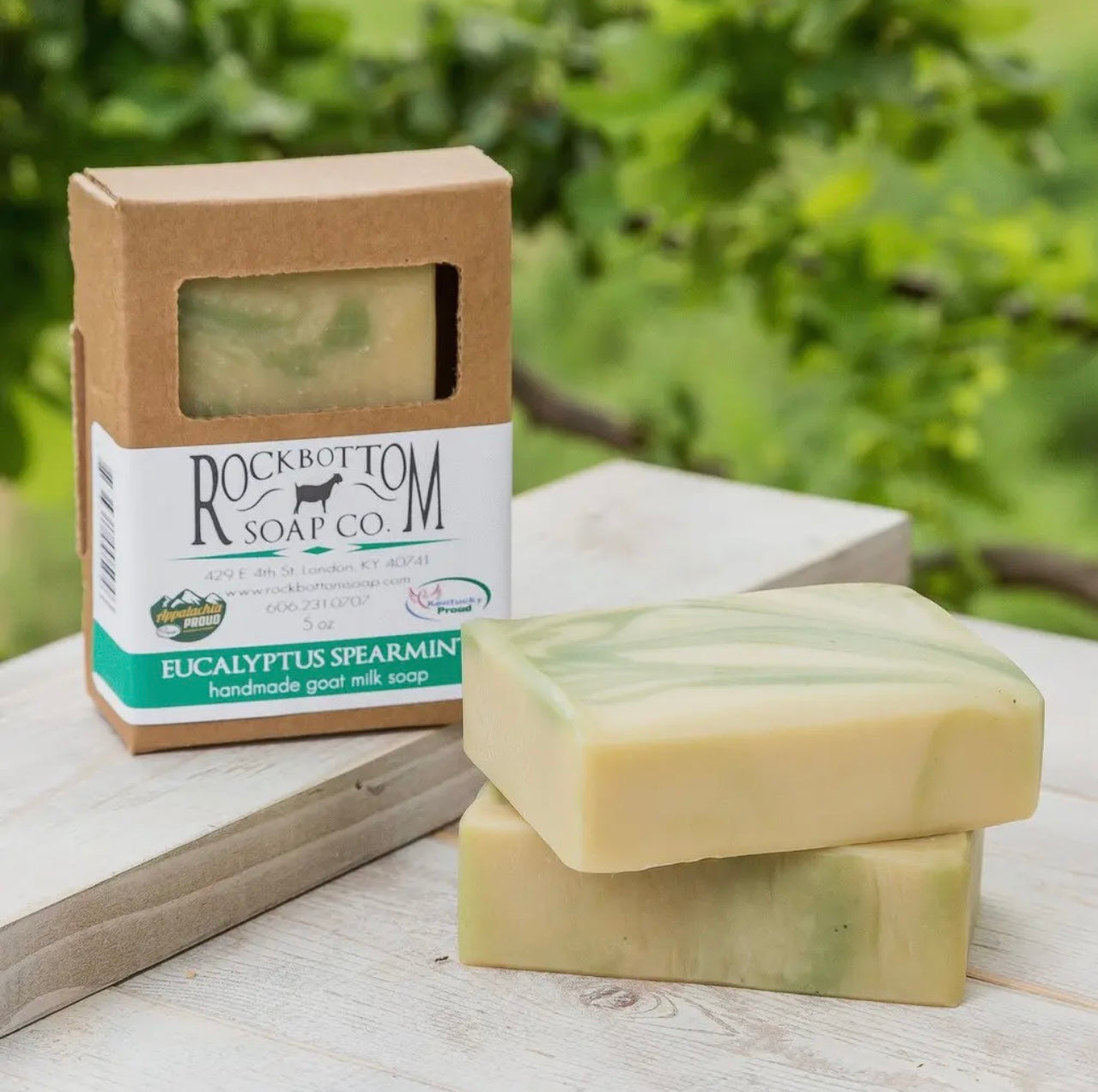 Eucalyptus Spearmint Rock Bottom Soap
