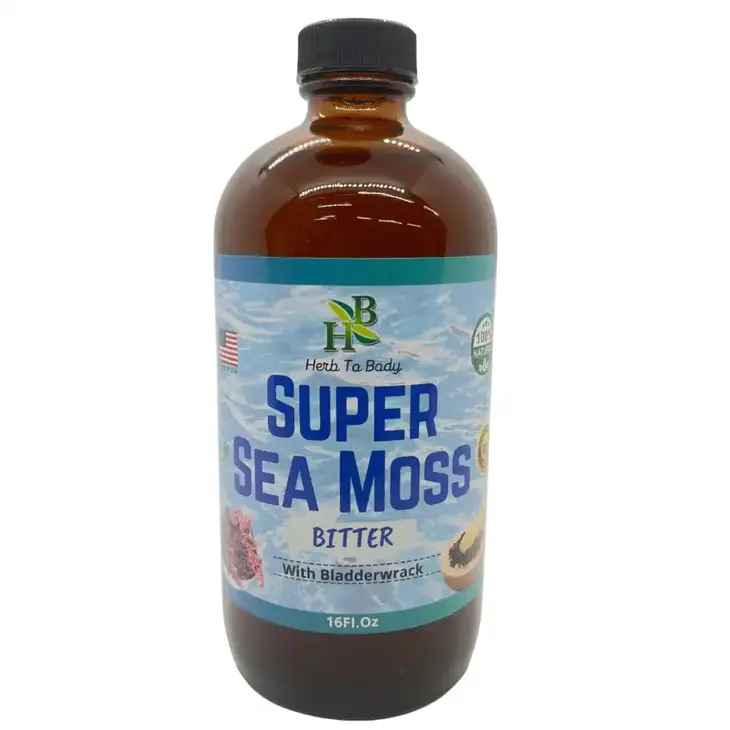 Super Sea Moss Bitter w/Bladderwrack (16 oz)