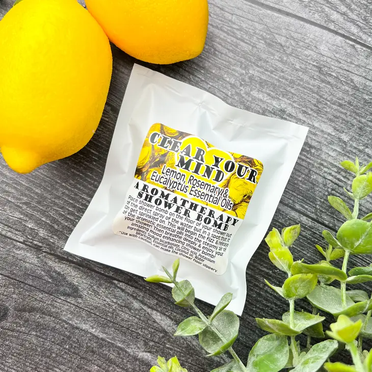 Aroma Therapy Shower Steamers (Clear Your Mind) Lemon