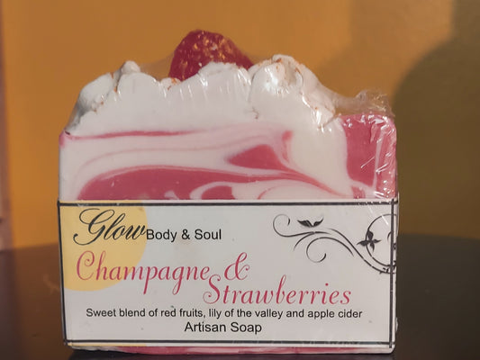 Champagne & Strawberries Artisan Soap