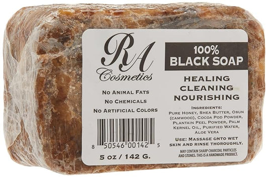 African Black Soap Bar Original