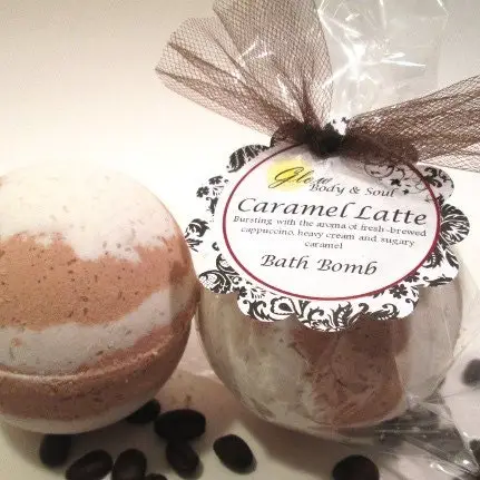 Caramel Latte Bath Bomb