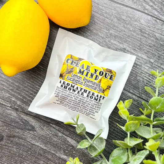 Aroma Therapy Shower Steamers (Clear Your Mind) Lemon