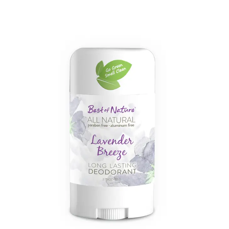 Best Of Nature Women's All Natural Deodorant (Lavender Breeze)