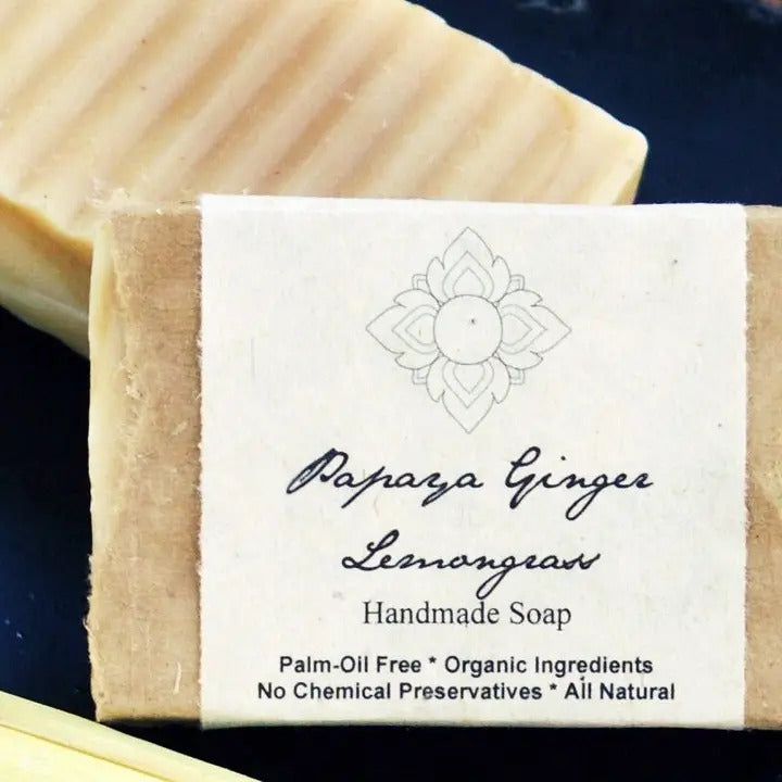 Unearth Malee Papaya Ginger Lemongrass Soap 4.5 oz.