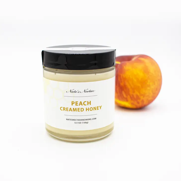 Peach Creamed Honey