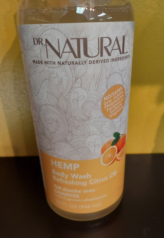 Dr. Natural Hemp Body Wash Citrus Oil